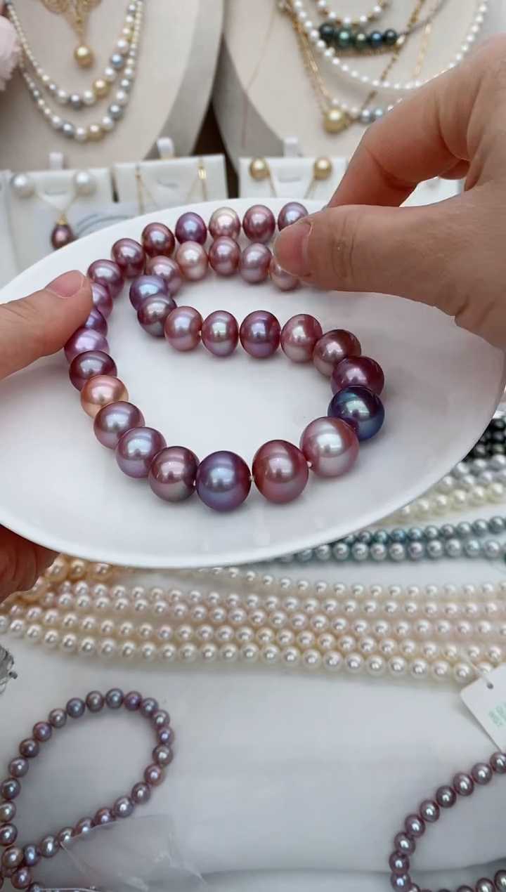 【闪购商品】淡水珍珠颈饰未镶嵌12-15mm