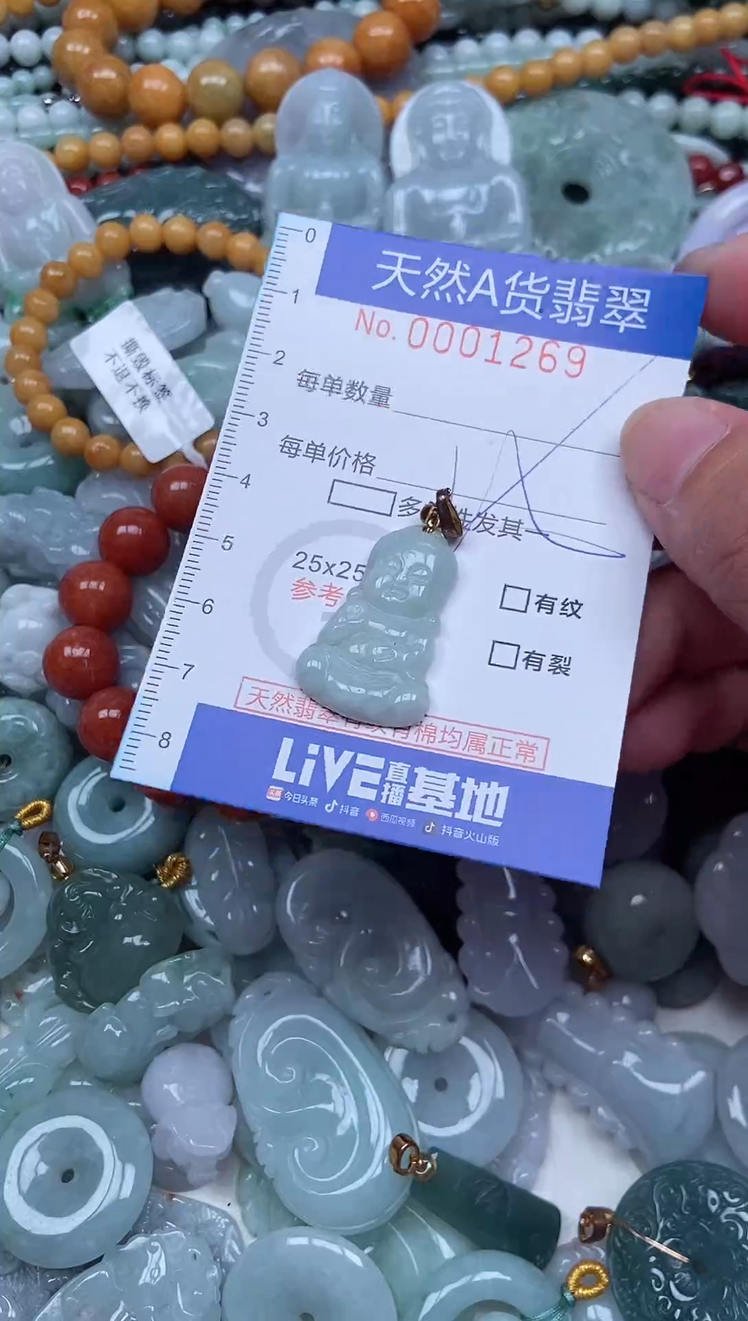 颈饰未镶嵌翡翠翡翠