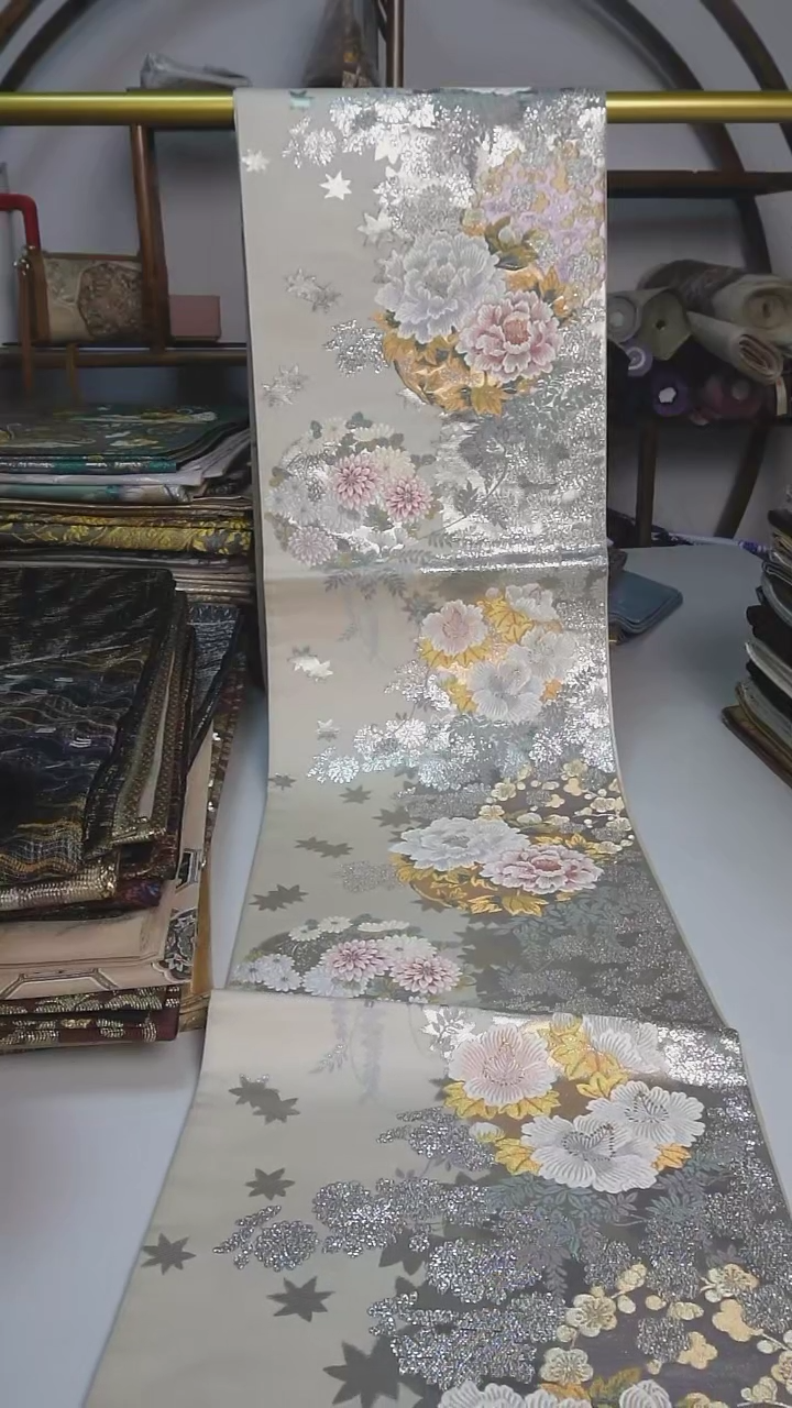 【闪购商品】织绣77西阵织六通牡丹