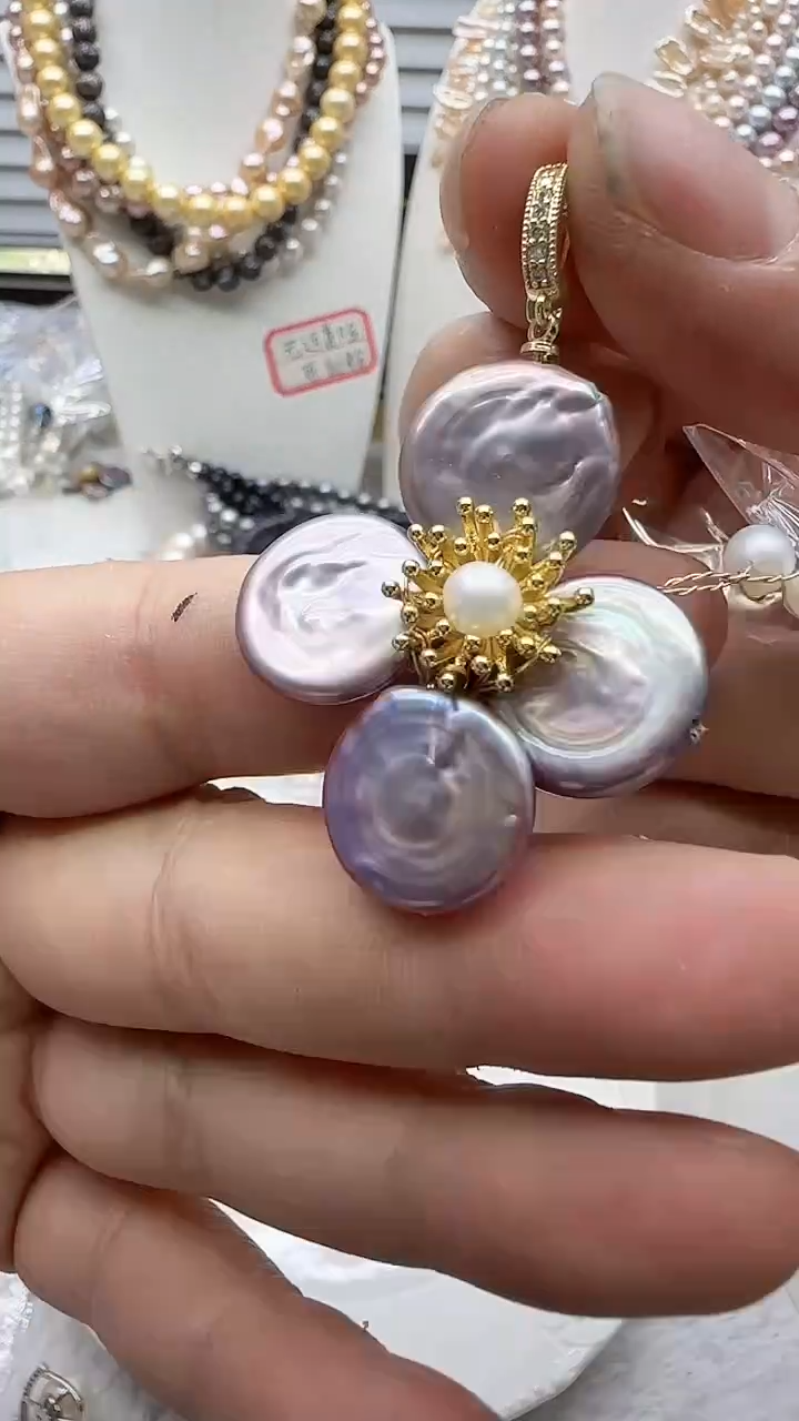 淡水珍珠未镶嵌吊坠(不含链)5