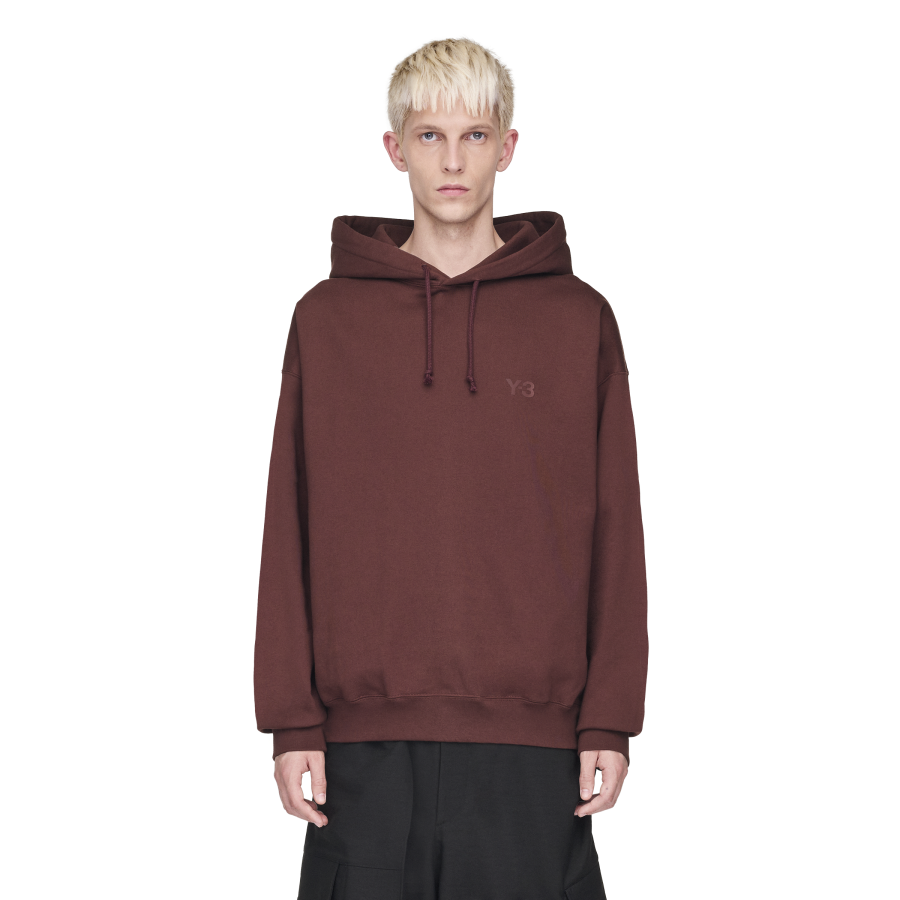 Y-3/Y-3（53-KA3111）枣红色经典秋冬基础版休闲运动连帽卫衣