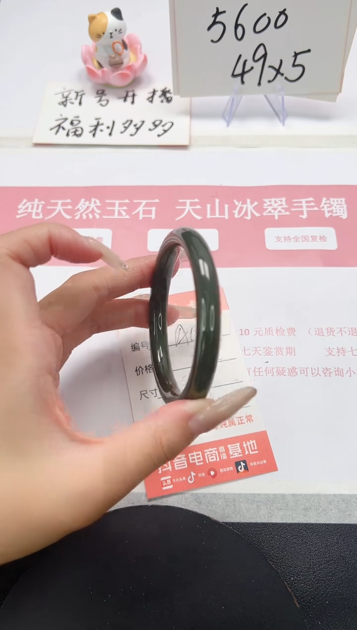 【闪购商品】和田玉（碧玉）手镯未镶嵌A103-198