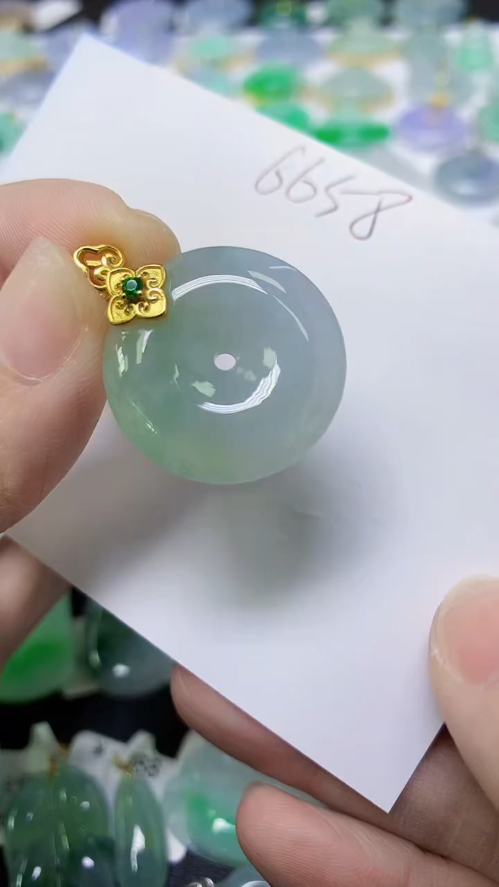 翡翠未镶嵌颈饰天然自然緬甸A貨翡翠