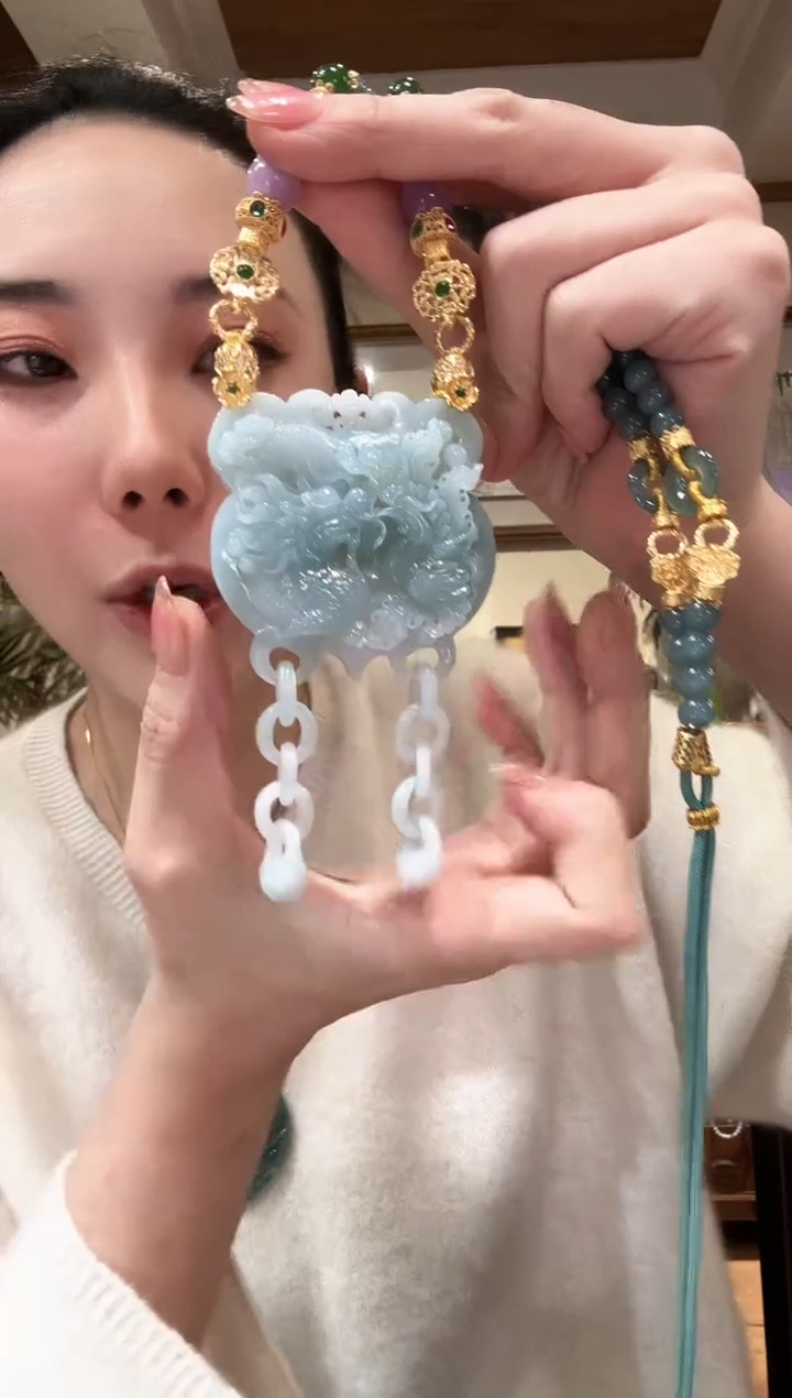 【闪购商品】翡翠颈饰未镶嵌国风