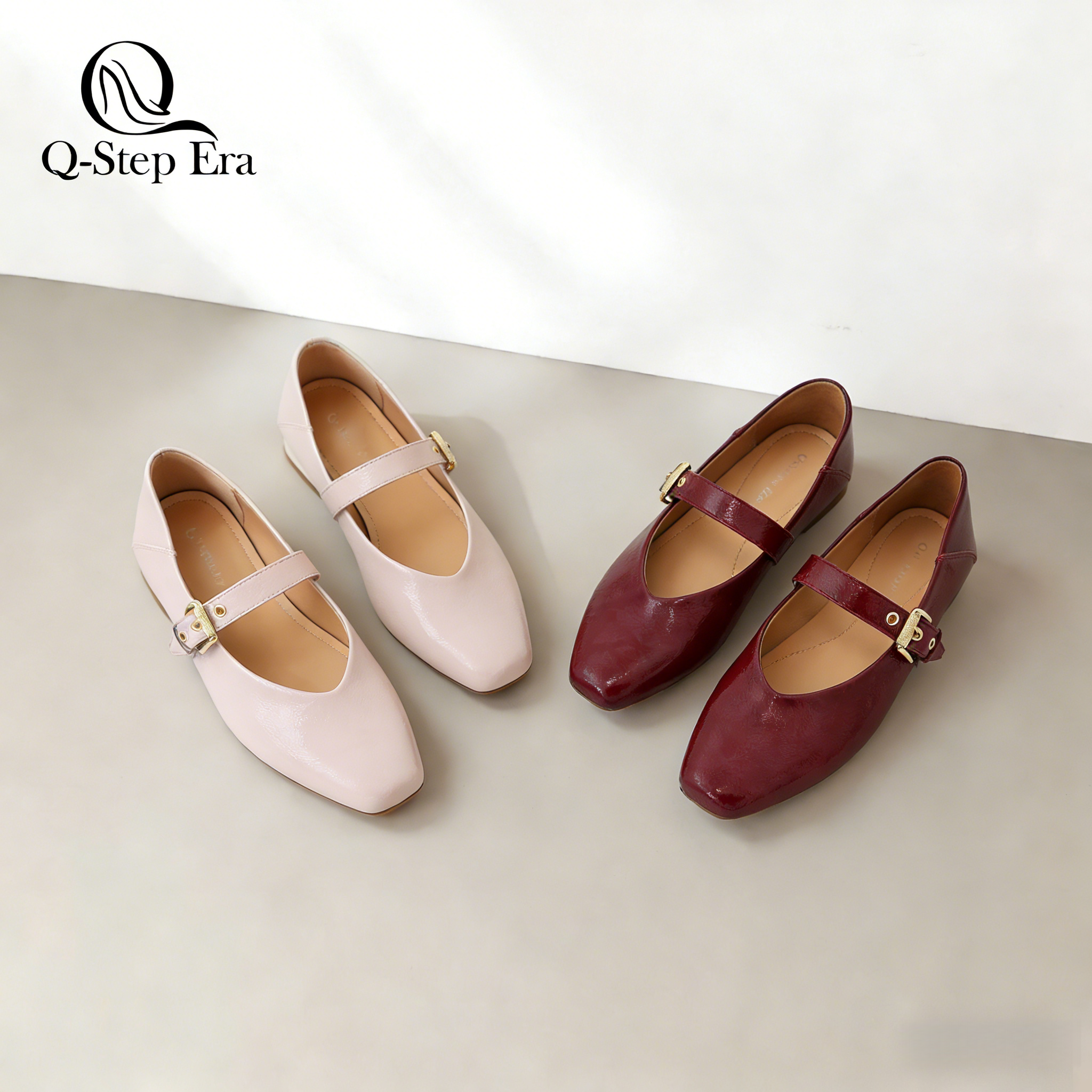 法式高级玛丽珍方头复古浅口2026新款平跟芭蕾单鞋百搭时尚平底