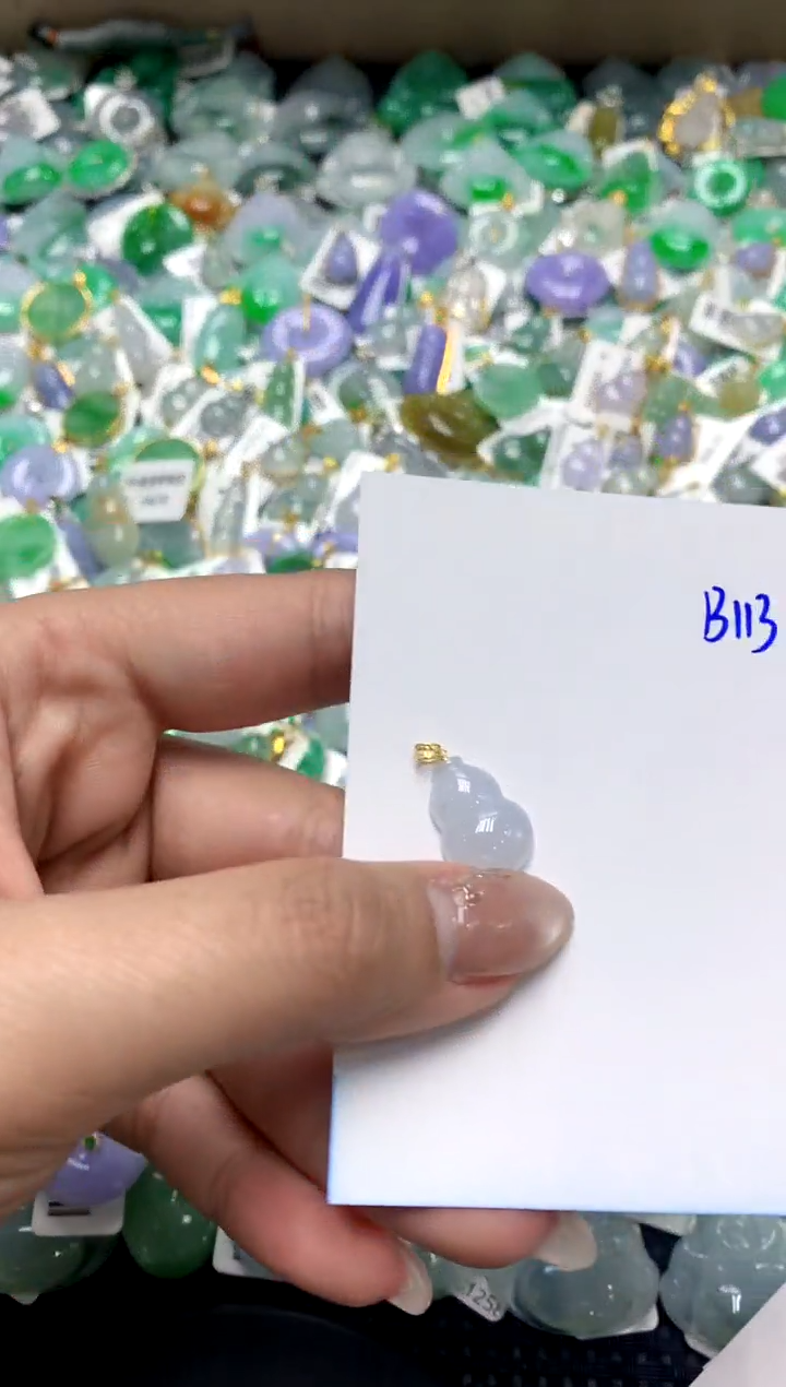 【闪购商品】翡翠颈饰18K金镶嵌11111111111111111