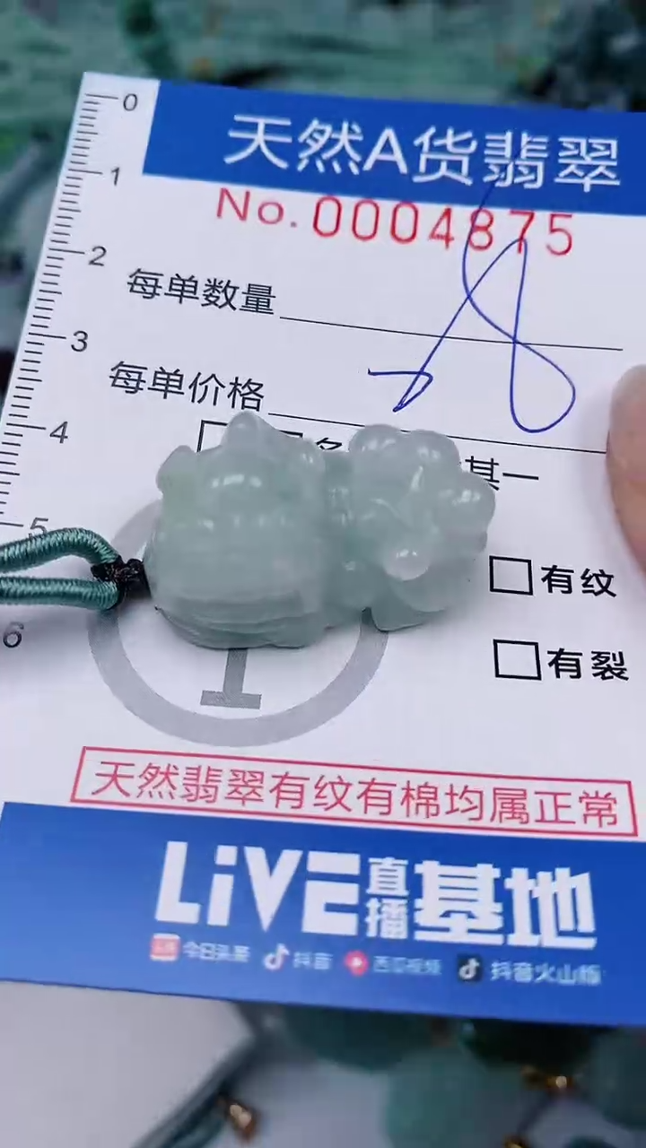 【闪购商品】翡翠颈饰未镶嵌00004875