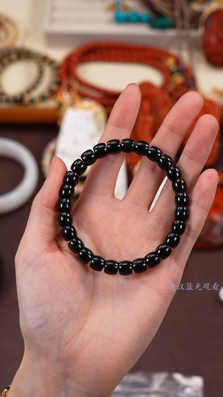 【闪购商品】和田玉手串未镶嵌柒禧文玩回血好物