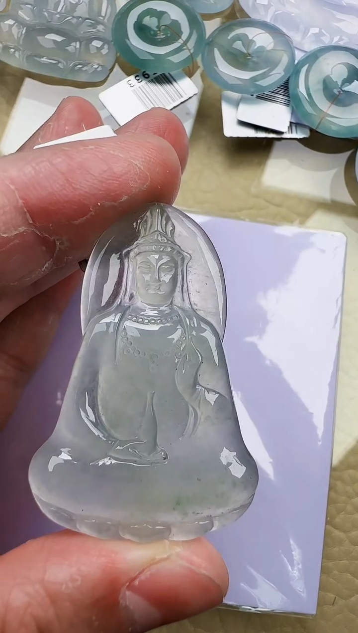 颈饰未镶嵌翡翠缅甸翡翠a货