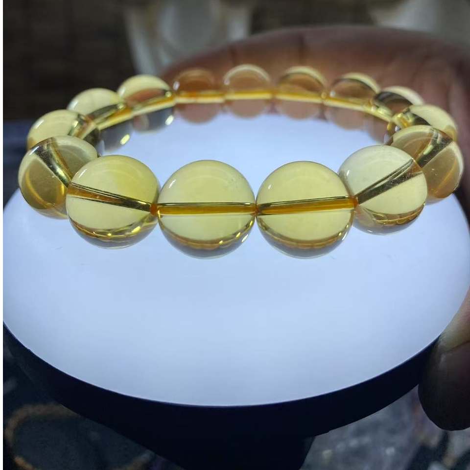 黄水手串14大mm左右双A纯净经典款