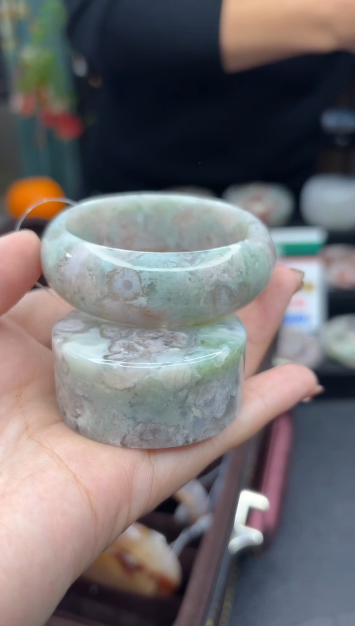 【闪购商品】石英质玉手镯未镶嵌167（50圈赠送镯心）