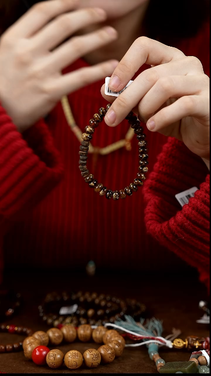 手链琥珀未镶嵌二级干百花琥珀单圈8mm