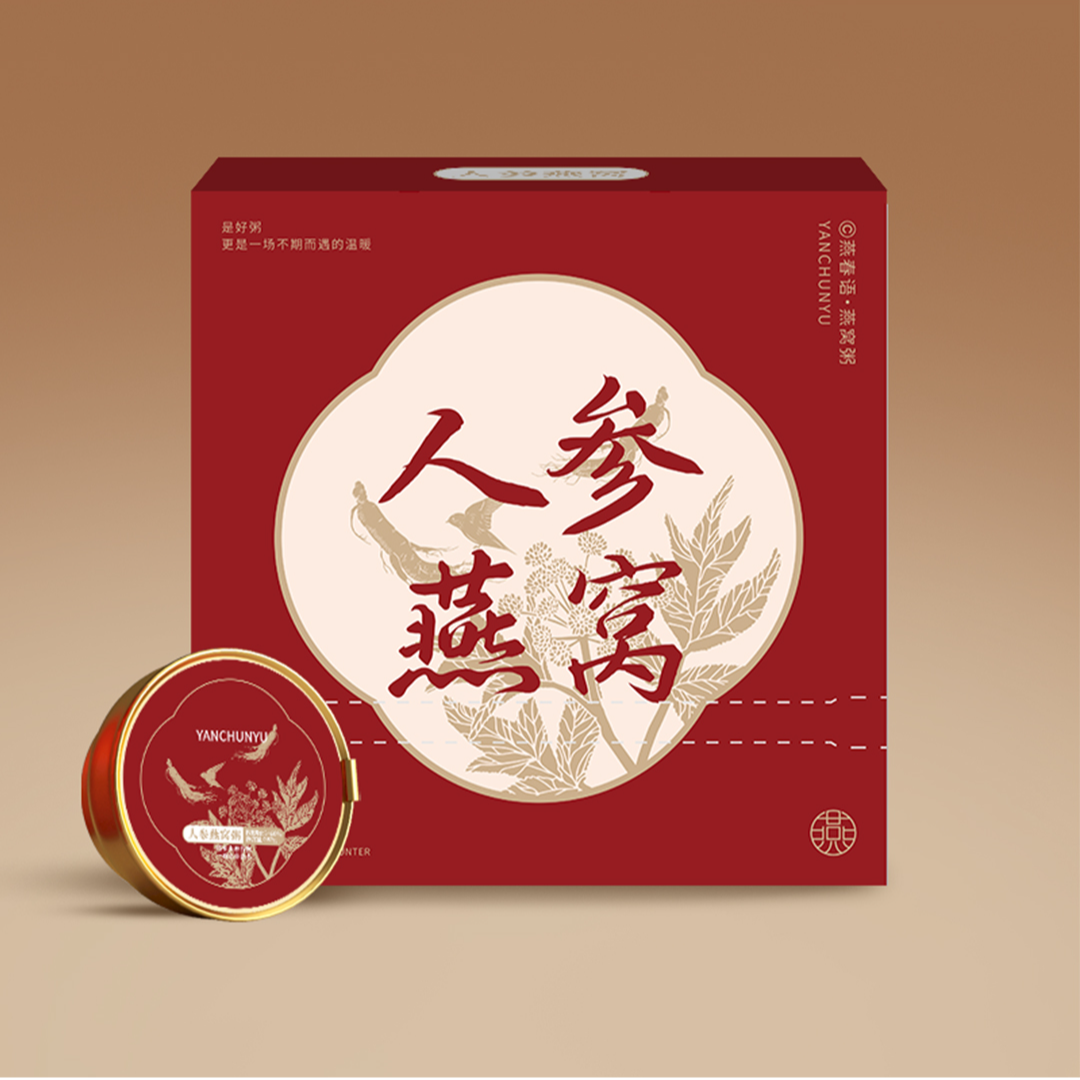 人参燕窝粥单口味252g/16婉礼盒装营业滋补品
