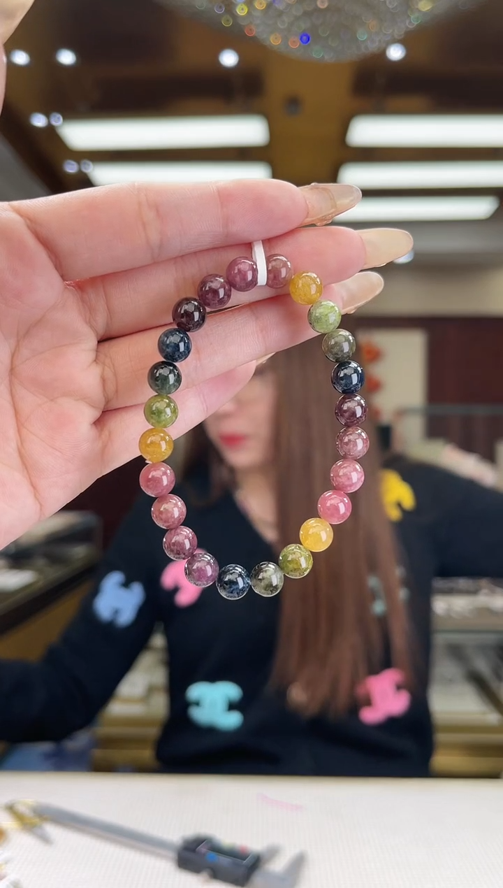 【闪购商品】碧玺/未镶嵌7mm+碧玺单圈多样性发货5