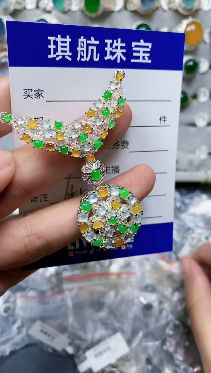 【闪购商品】翡翠颈饰未镶嵌00000655