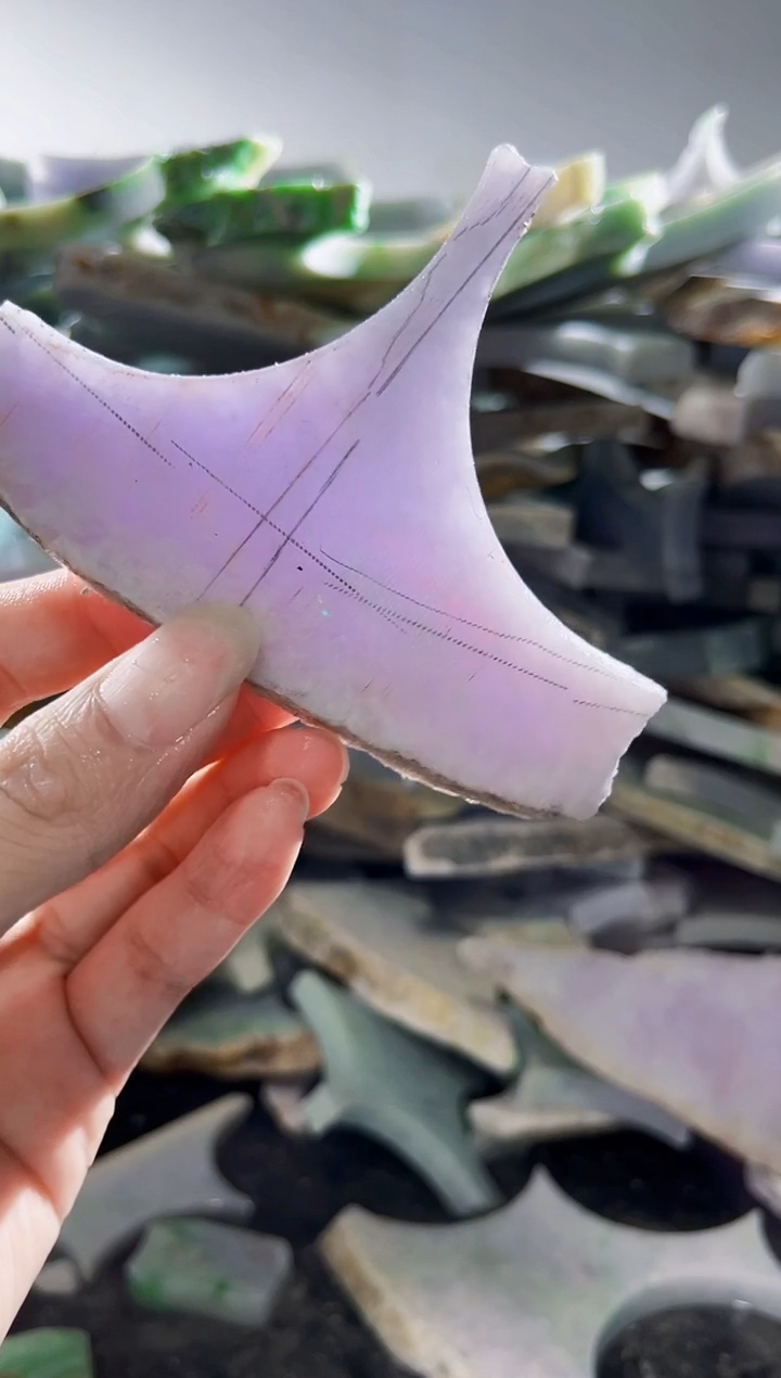 裸石翡翠缅甸翡翠A货陈5946