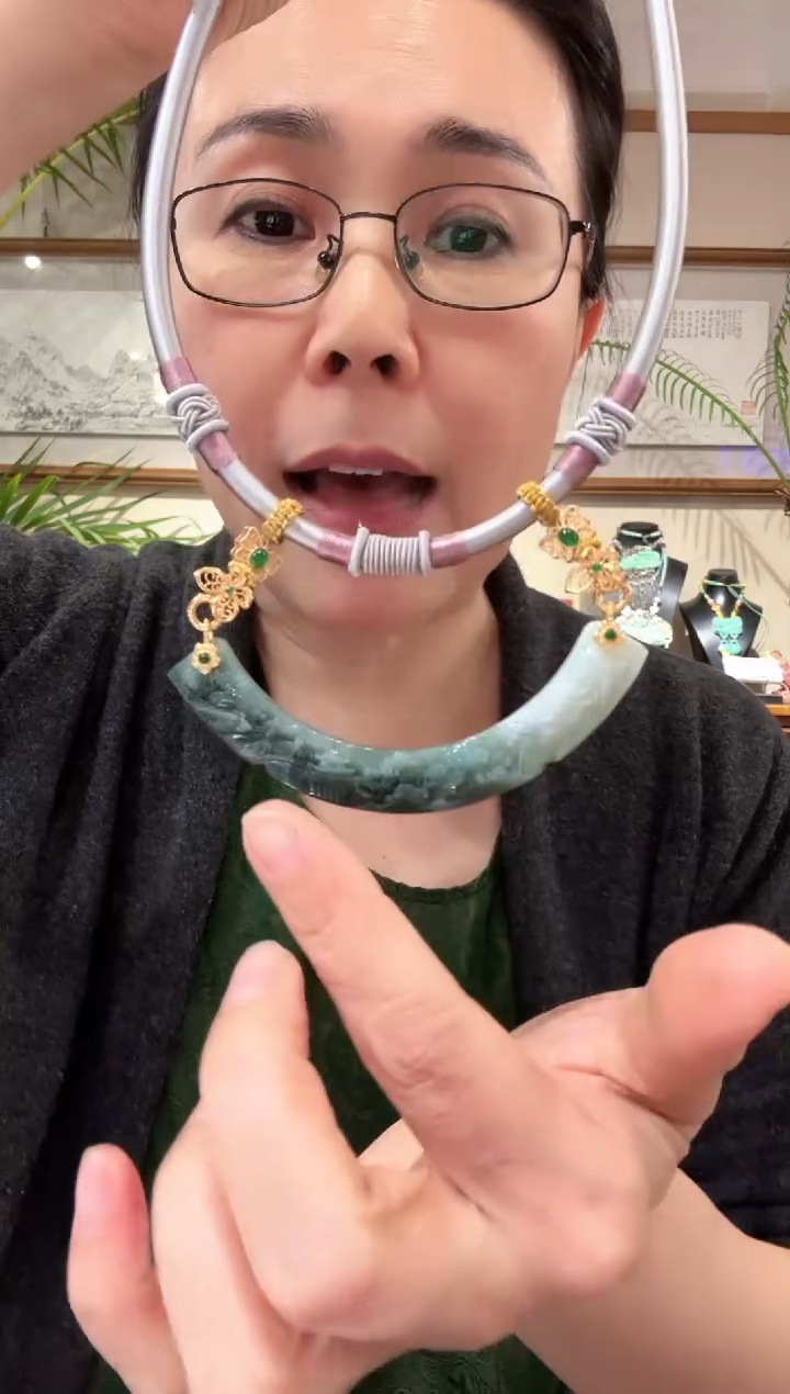 【闪购商品】翡翠颈饰未镶嵌国风