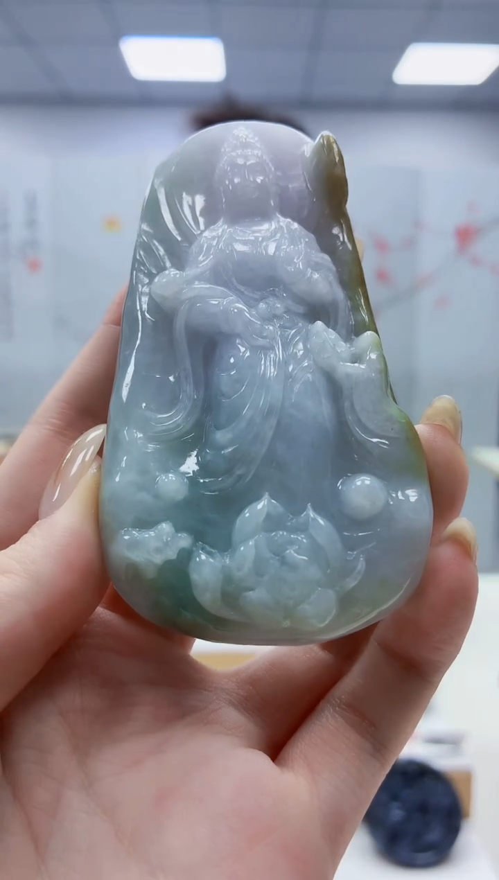 未镶嵌定制翡翠4812jw-毛货挂件12