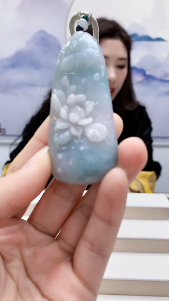 未镶嵌定制翡翠4829lr-毛货挂件41