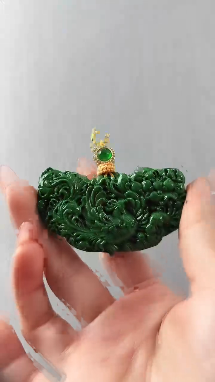 颈饰未镶嵌翡翠凤凰
