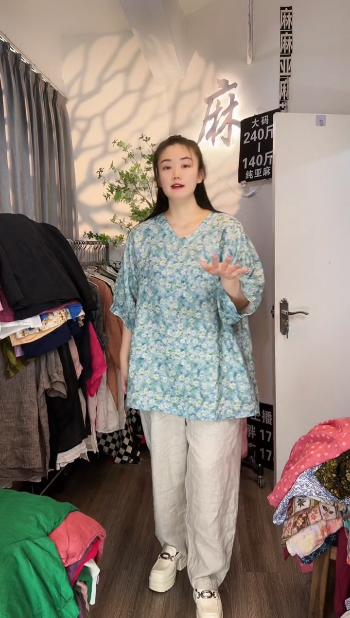 亚麻汉麻苎麻大码女装