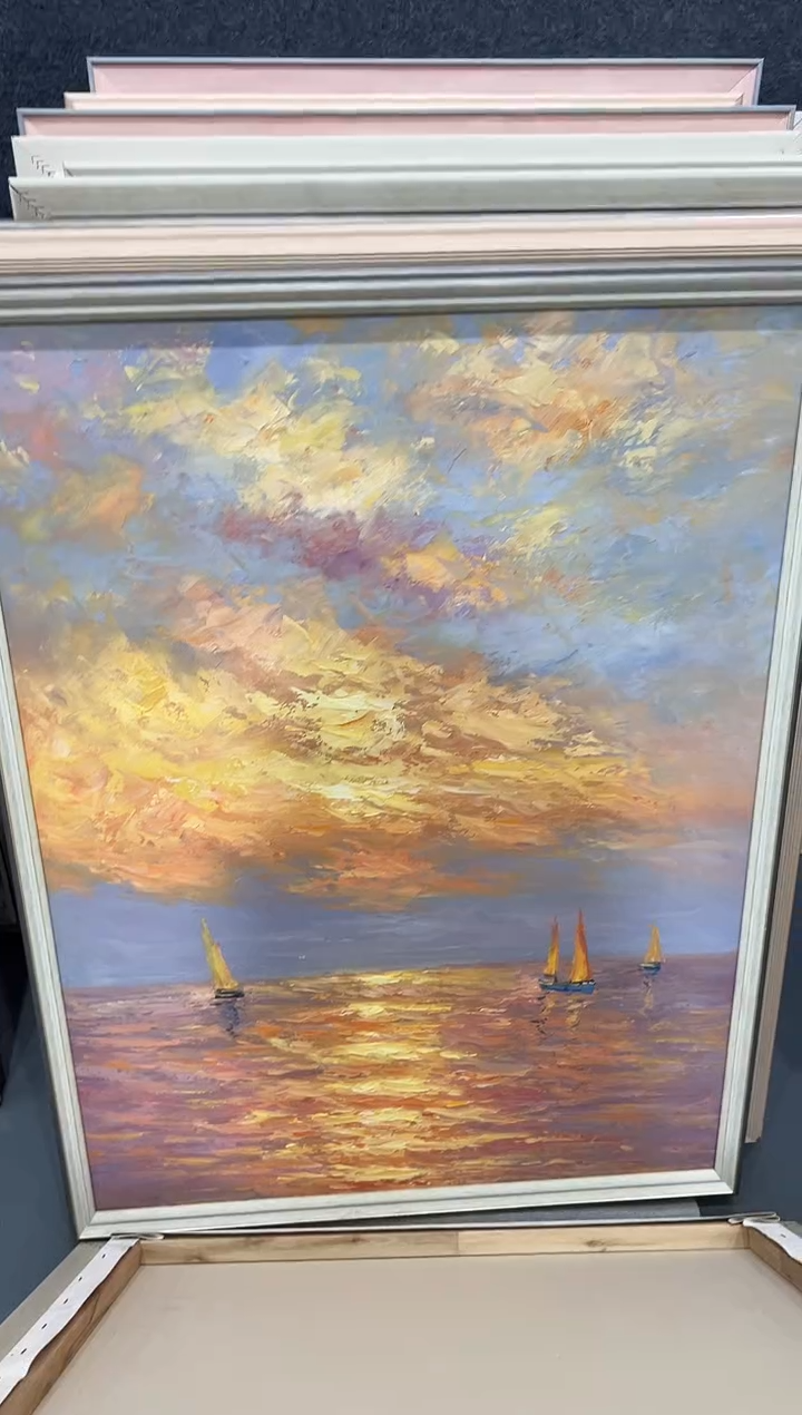 【闪购商品】油画26号 60*80 海-手绘油画