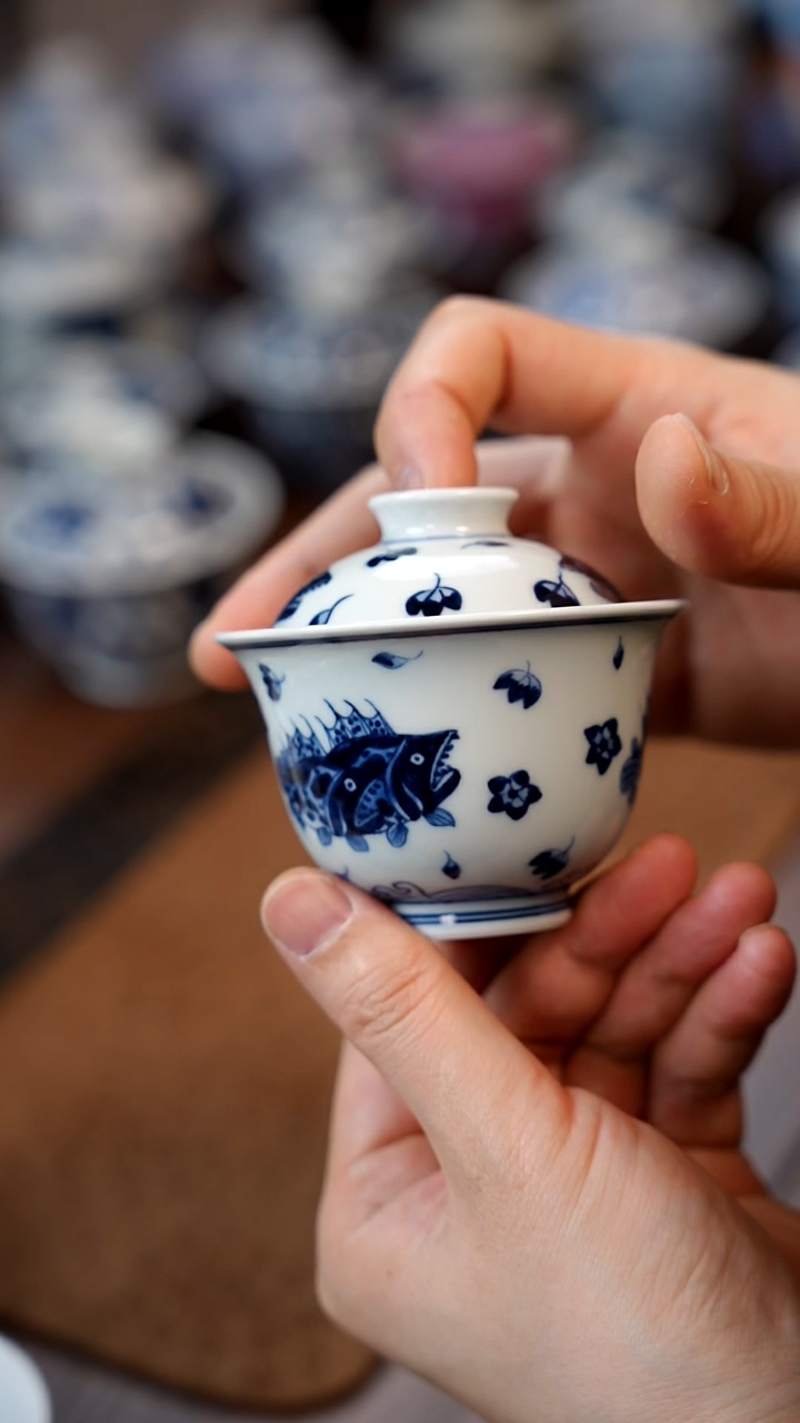 【闪购商品】120鳜鱼盖碗111111111