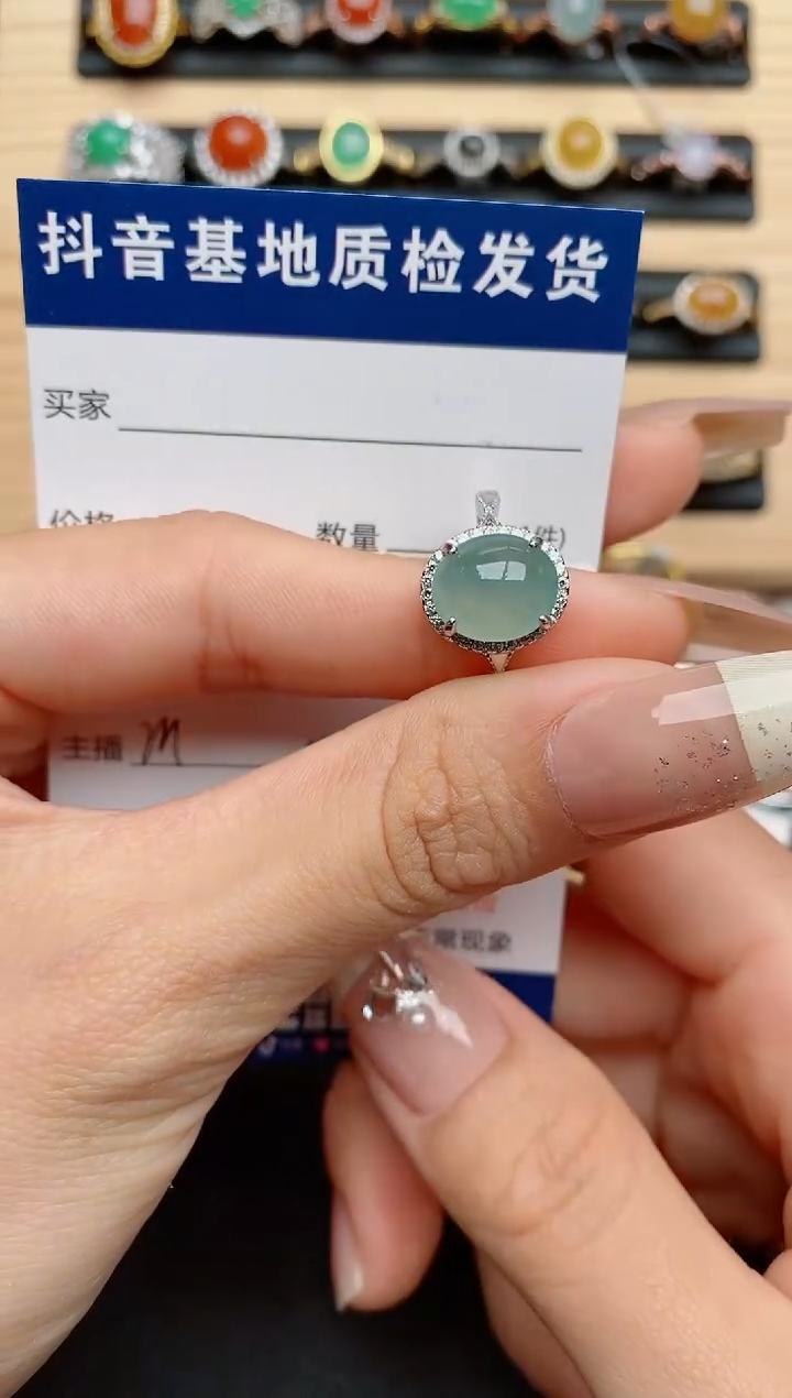 【闪购商品】翡翠戒指银S925镶嵌.....