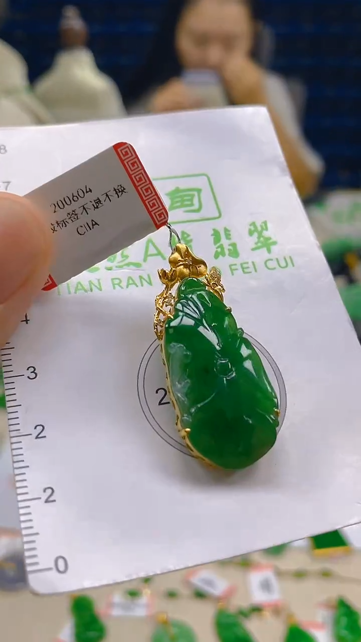 翡翠18K金镶嵌颈饰新号开播 全场乱卖