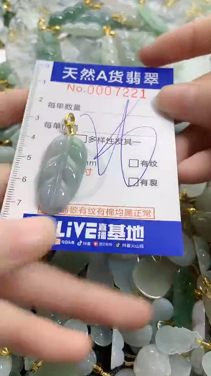 颈饰未镶嵌翡翠天然A货翡翠