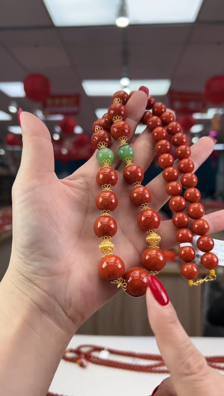 【闪购商品】南红玛瑙珠串未镶嵌多样发其一/