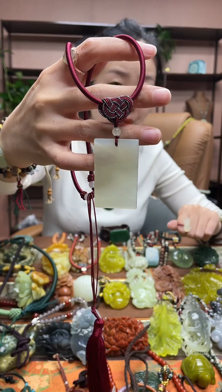 未镶嵌岫玉吊坠二*·2