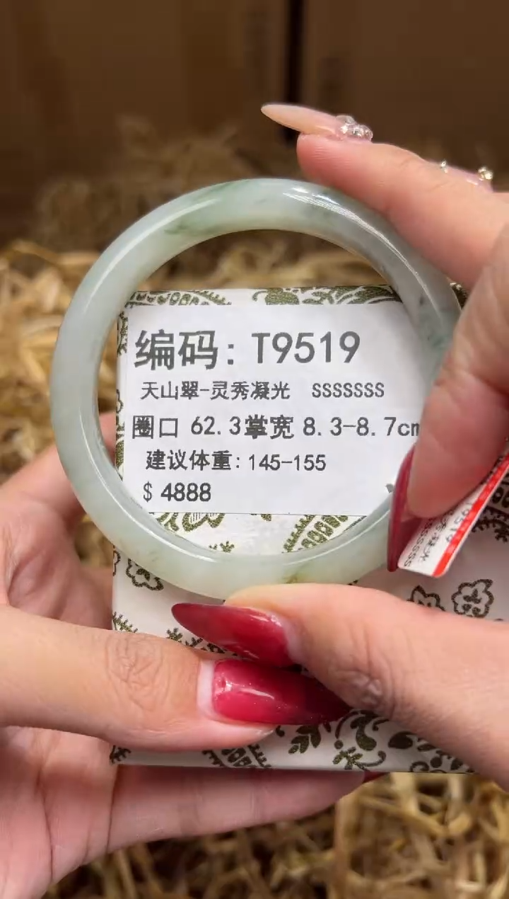 未镶嵌手镯石英质玉T9519