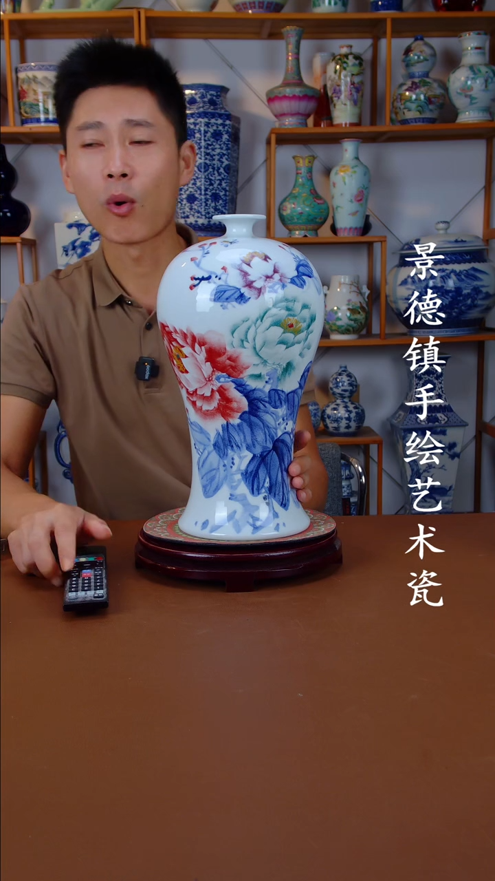 现代景德镇手工手绘陶瓷摆件8