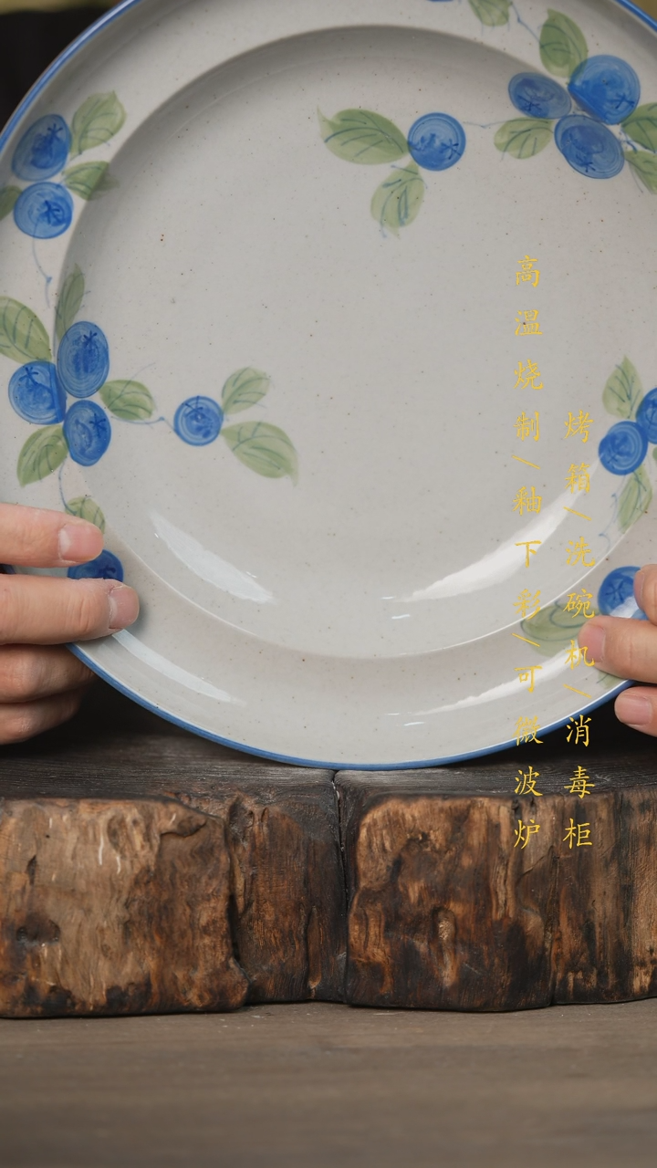 【闪购商品】瓷片景德镇高温釉下彩可微波烤箱洗碗机