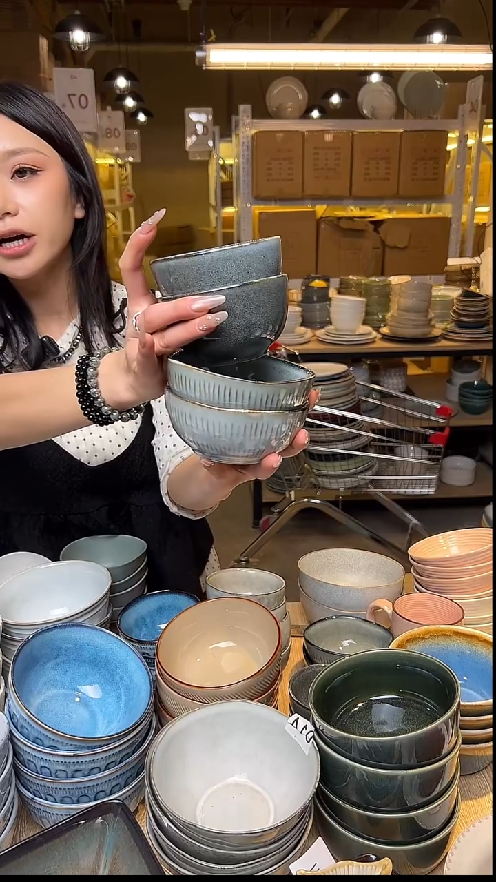 瓷142外贸尾货窑变釉下彩默外微瑕