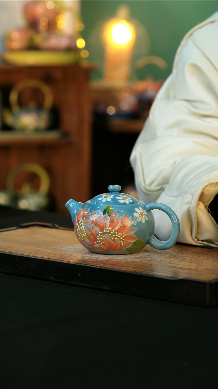 【闪购商品】杯手绘心瓷陶瓷浮力