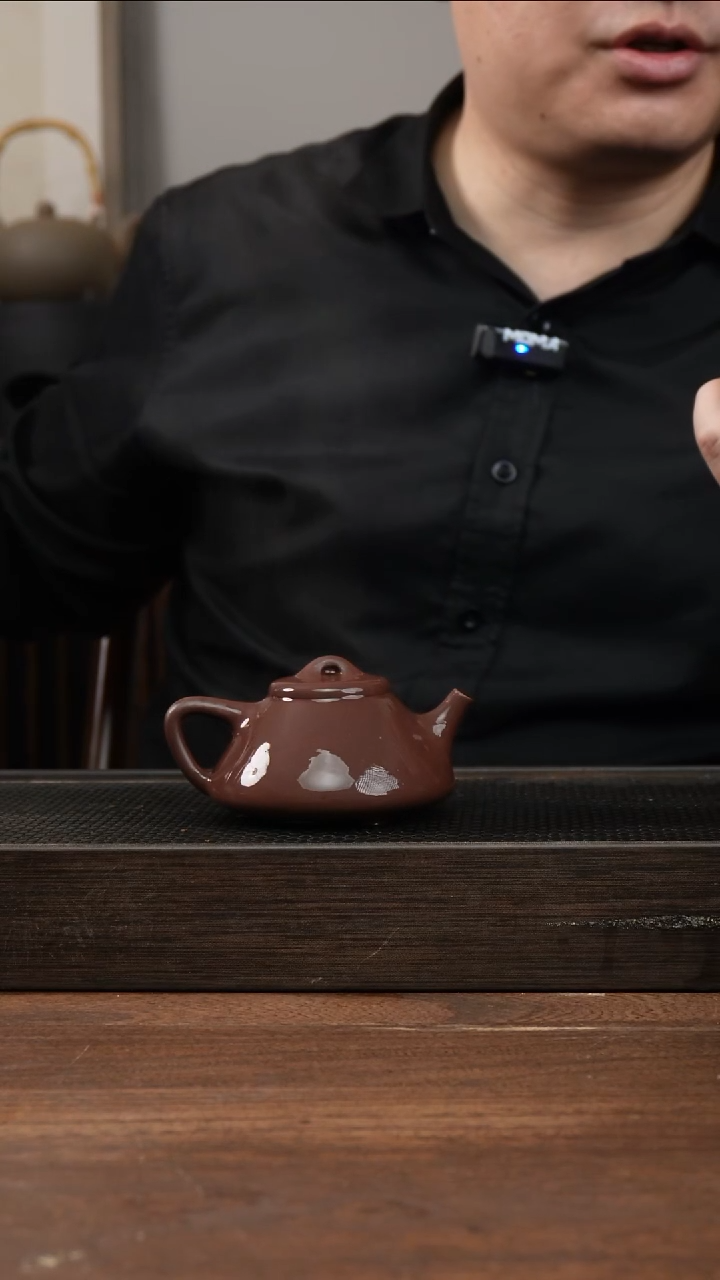 茶杯紫砂紫泥子冶石瓢     150CC  