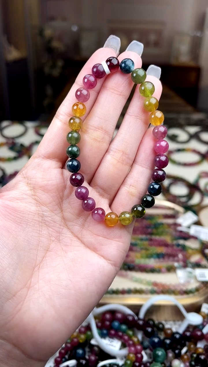 【闪购商品】碧玺/未镶嵌7mm+碧玺单圈多样性发货