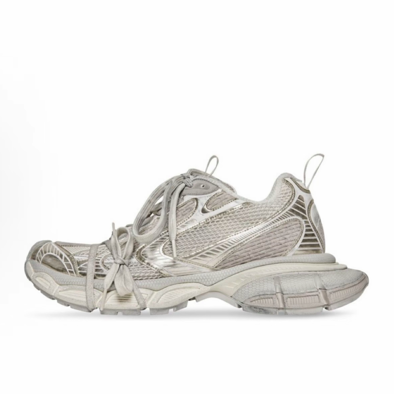 未使用 Balenciaga/巴黎世家  未使用3XL网布系带老爹鞋做旧