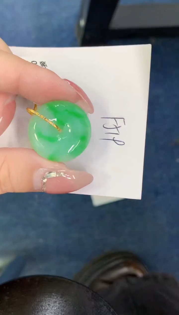 【闪购商品】翡翠颈饰18K金镶嵌000000000