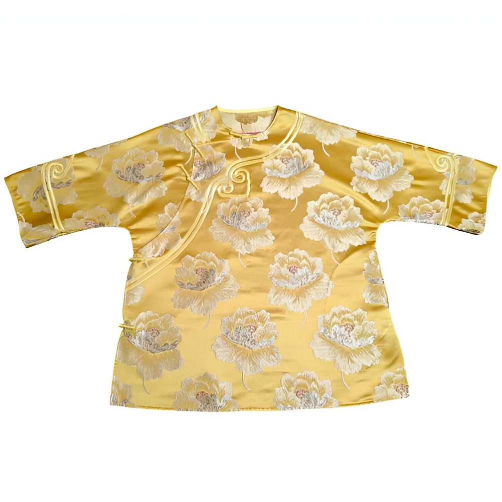 锦帛花衣天下原创新款非遗宋锦早春中式国风女装百搭少女感外套