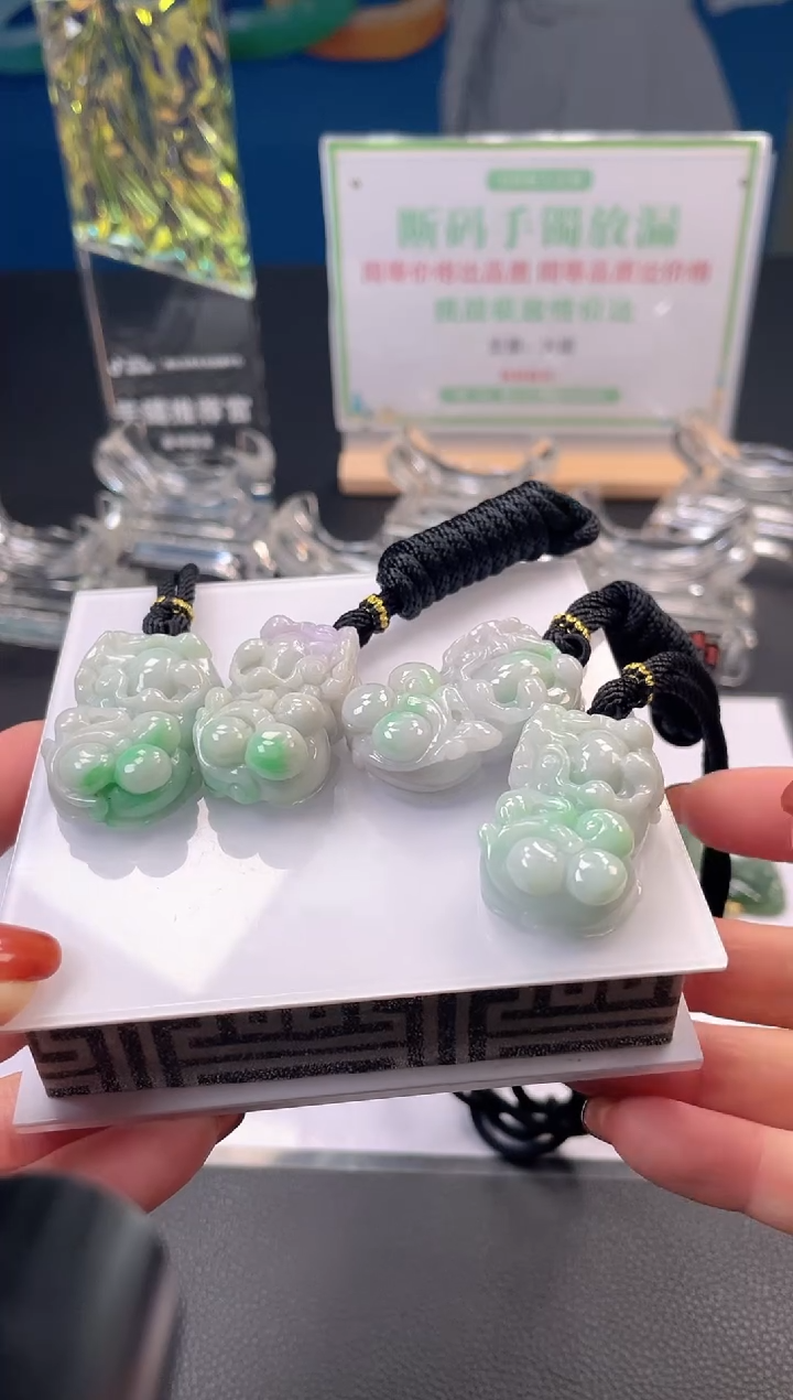 颈饰未镶嵌翡翠貔貅多样性发一