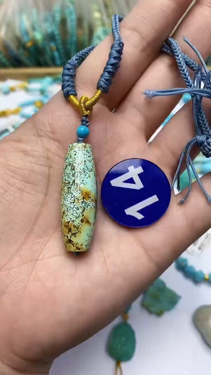 【闪购商品】绿松石项链未镶嵌14