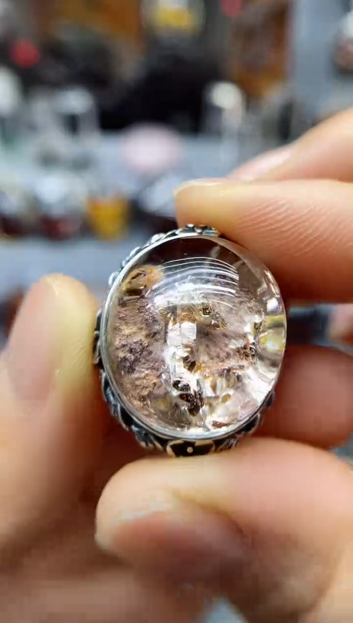 【闪购商品】水晶戒指银S925镶嵌水晶水晶