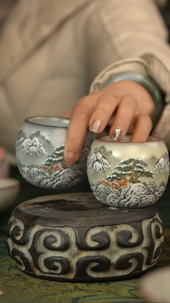 【闪购商品】初六分享好物@@御黄雪景杯