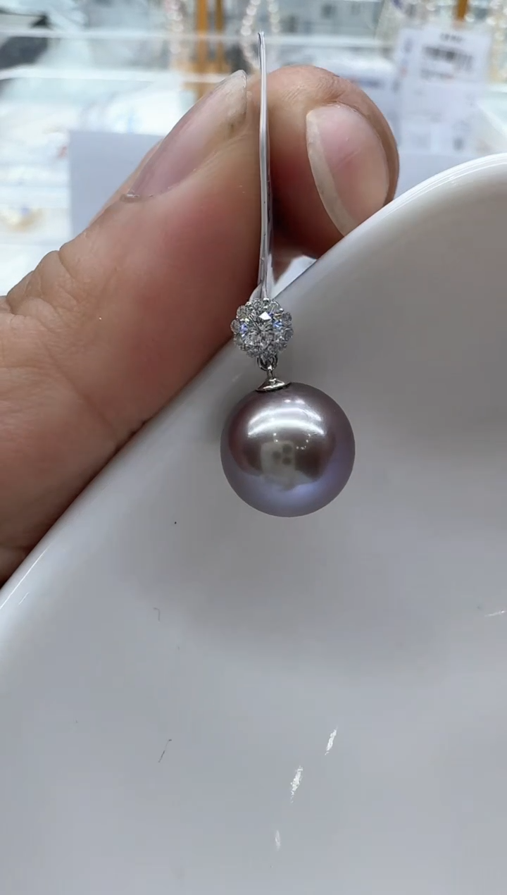 【闪购商品】淡水珍珠颈饰18K金镶嵌清货