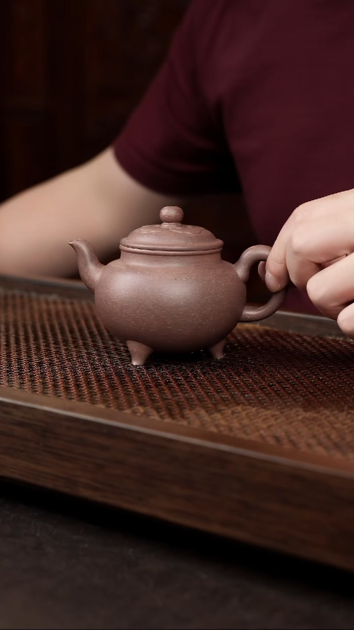 茶壶紫砂岩中泥大彬如意