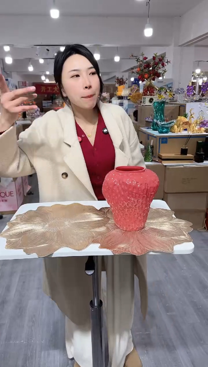 【闪购商品】琉璃瑞鸿花器早H-20