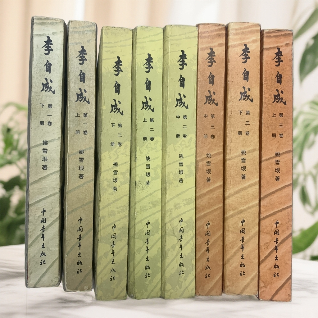 9新   李自成 1-3卷八册 中国青年出版社78-81年印 B